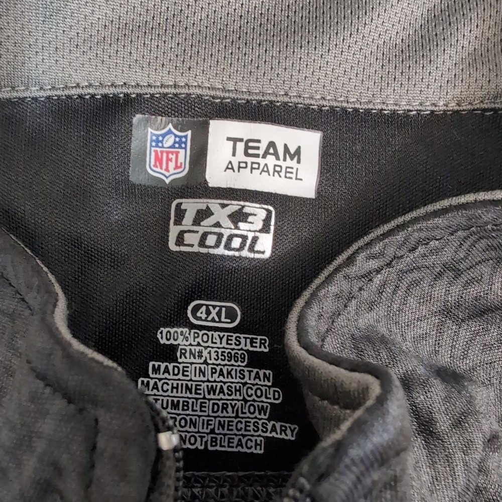 NFL team apparel TX3 cool 1/4 zip pullover lightweight‎ New Orleans Saints 4XL - Picture 2 of 8